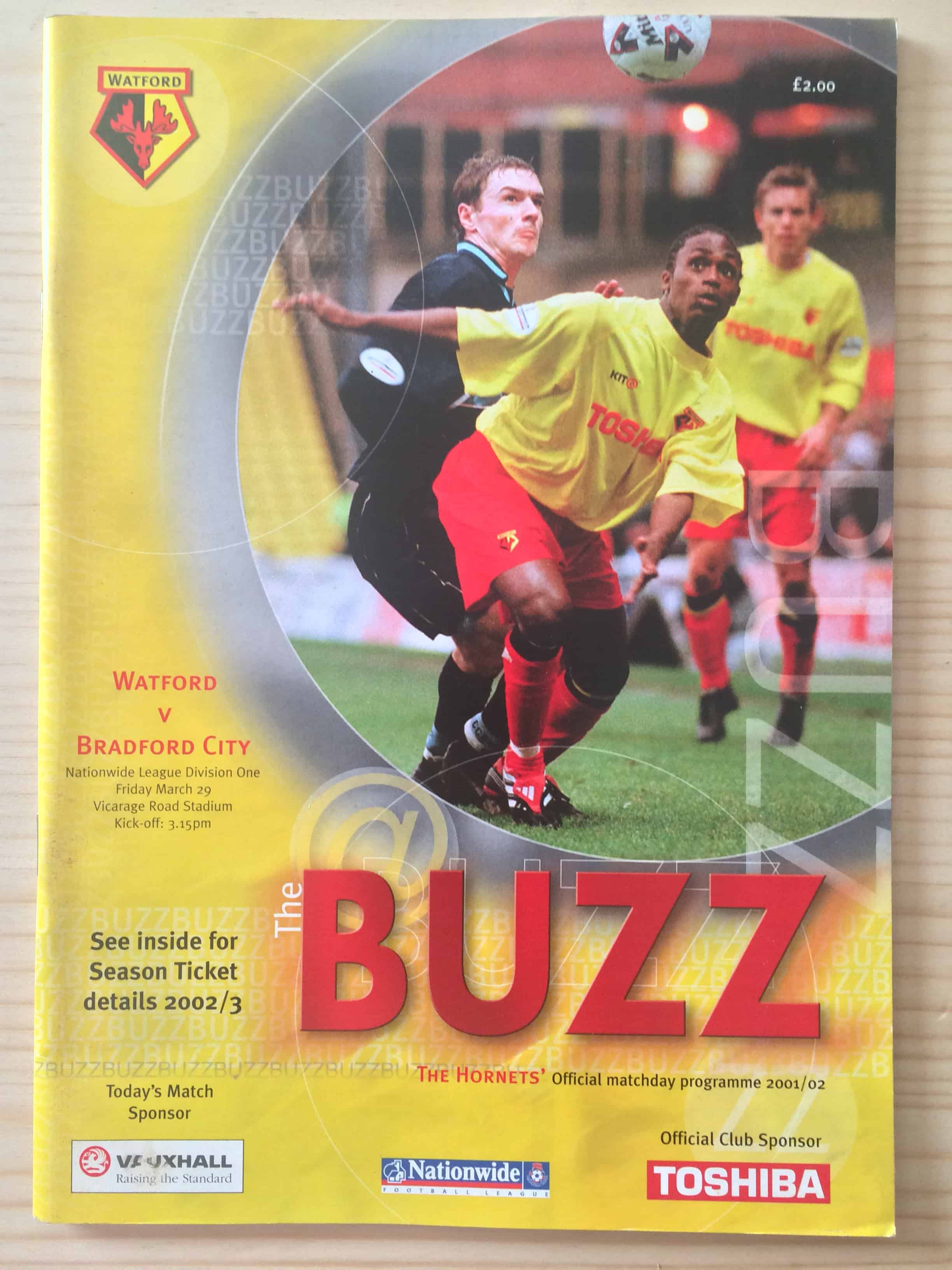 Watford FC v Bradford City FC